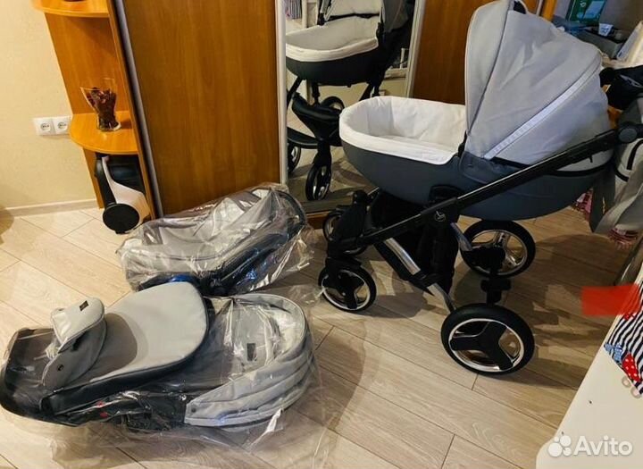 Коляска 3в1 экокожа Verdi Mirage Limited