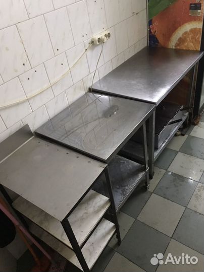 Столы из нержавейки бу