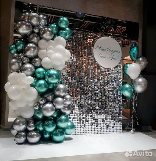 Фотозоны из пайеток