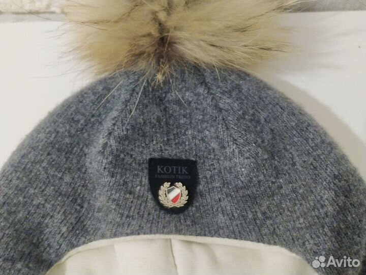 Зимняя шапка шлем для мальчика 52 54