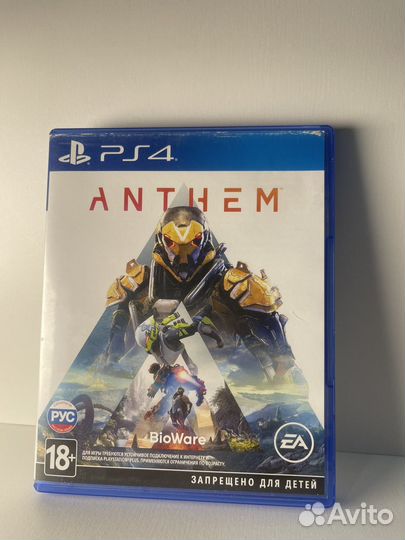 Anthem BioWare диск PS4