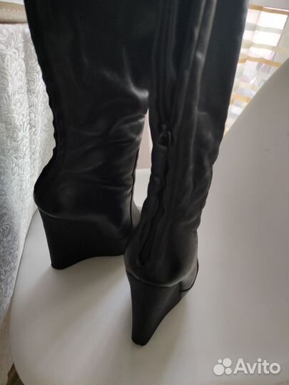 Сапоги и ботильоны,зима,натуральная кожа