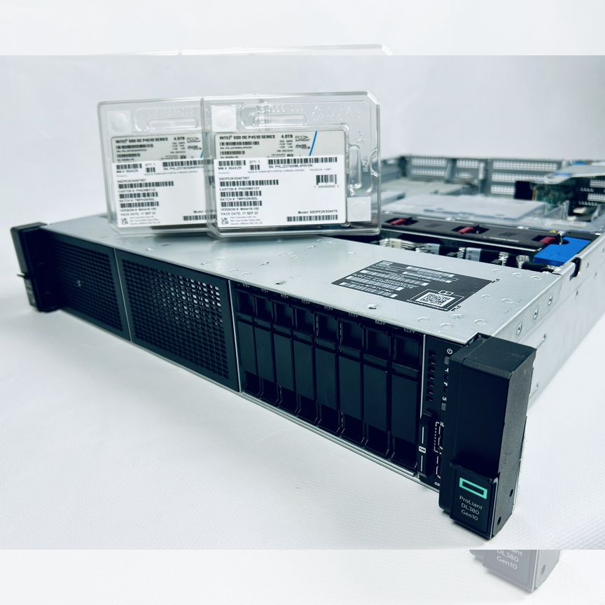 [DL380] Сервер Gen10 8sff Xeon Gold 6140*2 128gb Dl380