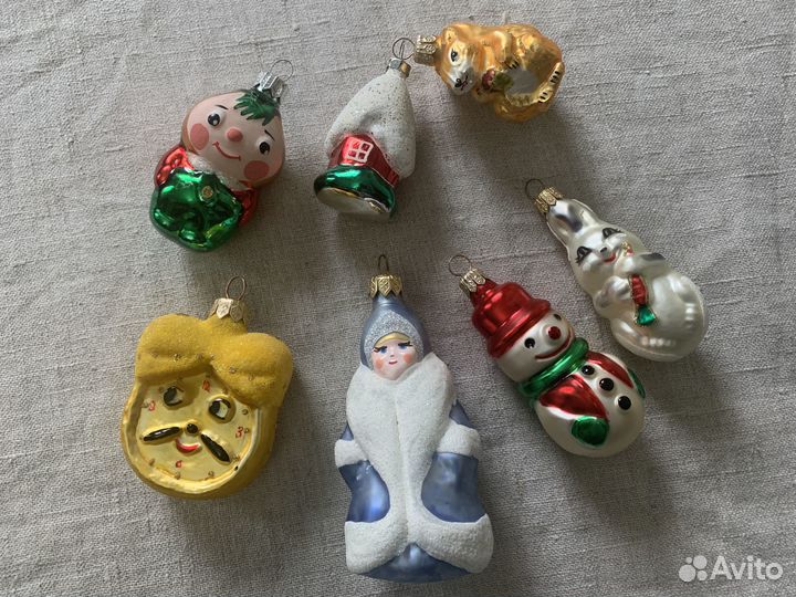 Елочные игрушки коллекционные