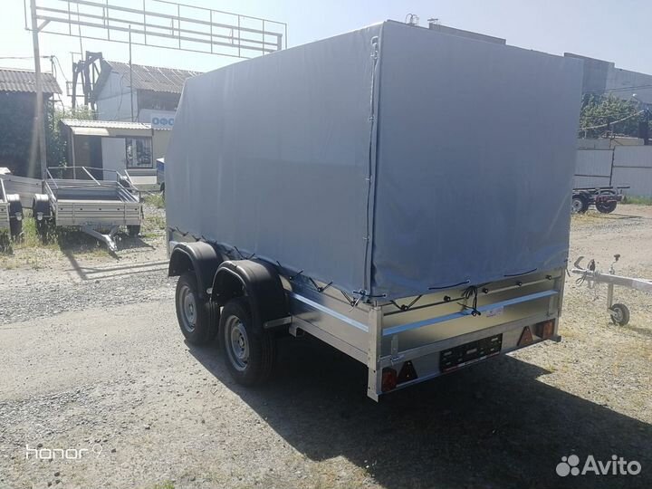 Прицеп Титан 3015 2-х осный с высоким тентом