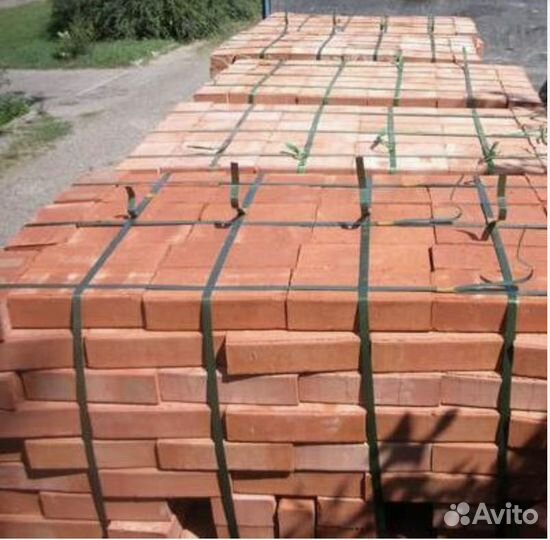 Кирпич красный полнотелый новый
