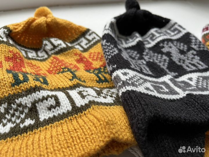 Новая шапка из натуральной шерсти Альпака