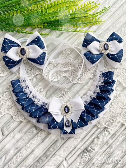 Школьные бантики ручной работы