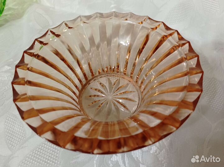 Винтажное цветное стекло СССР