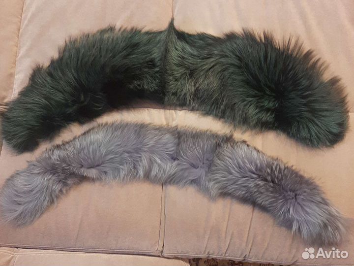 Меховой воротник песец