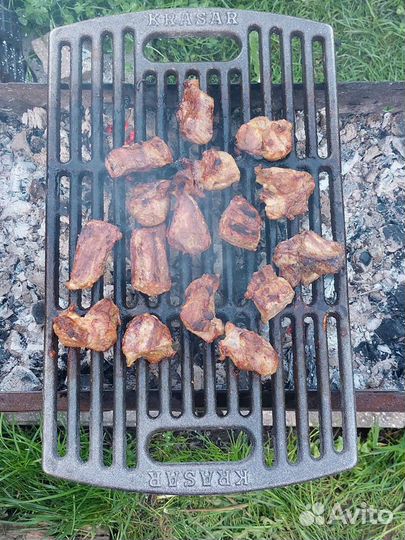 Решетка Гриль,Барбекю чугун Биол,Наманган