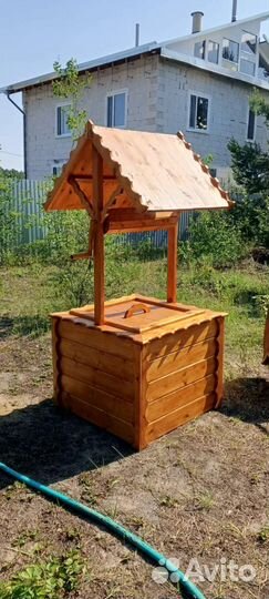 Колодец из дерева (массив лиственницы)