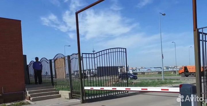 Установка шлагбаума