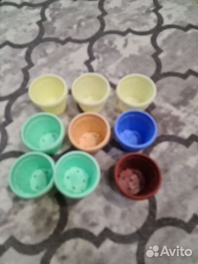 Цветочные горшки маленькие