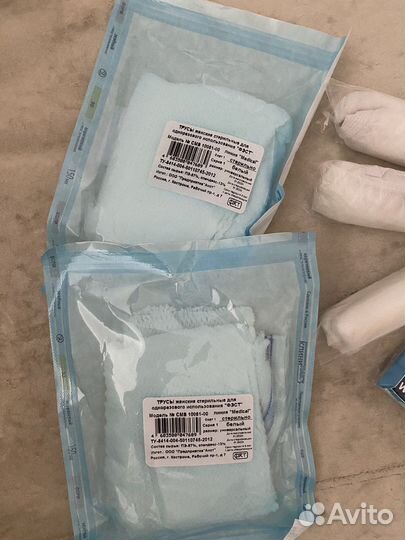 Трусы одноразовые в роддом, покрытие на унитаз