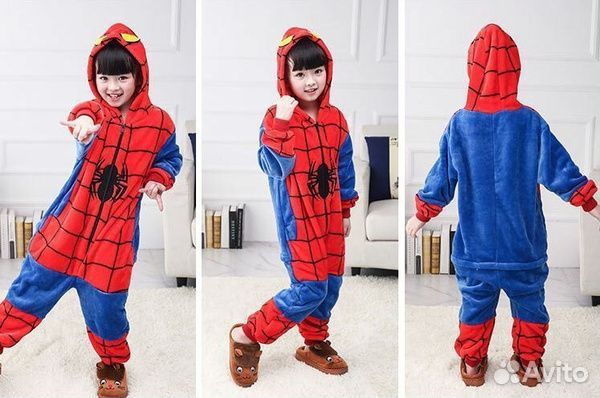 Кигуруми пижама Человек-паук рост 95-110