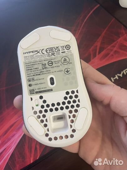 Игровая беспроволная мышь hyperx pulsefire haste