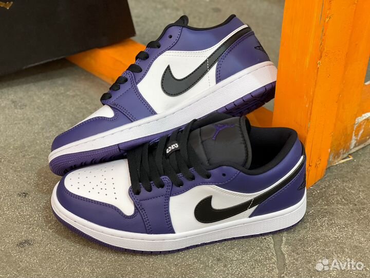 Nike Air Jordan 1 Low Court Purple White