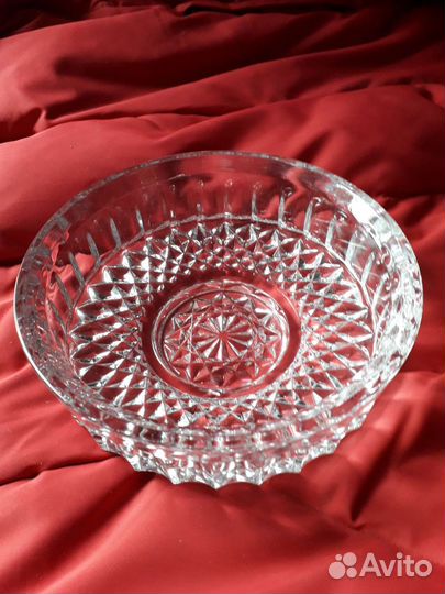 Ваза, салатник хрусталь СССР