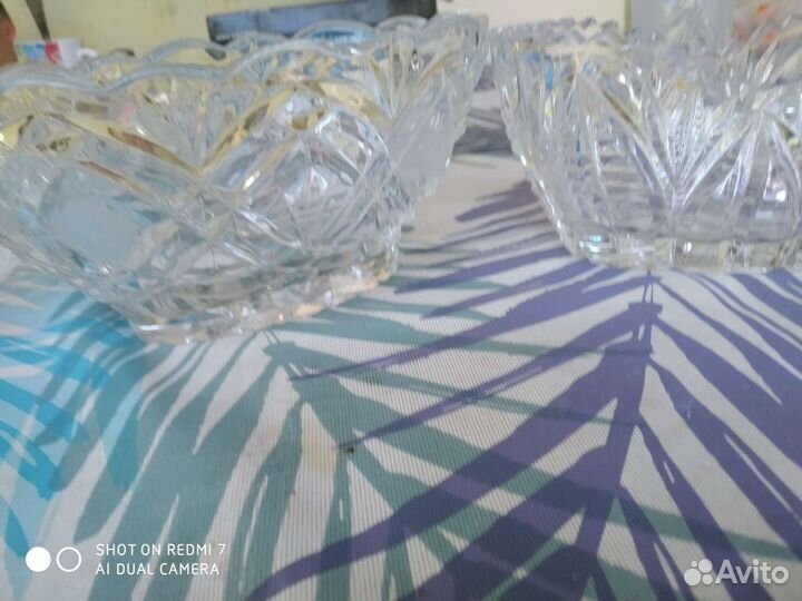 Хрустальная ваза, салатница