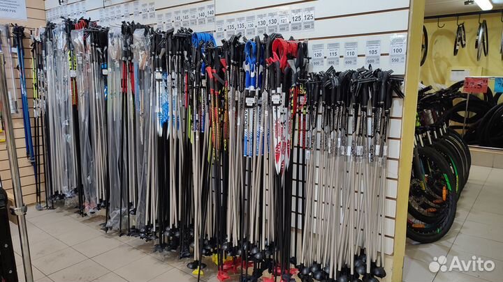 Детский набор лыж в школу