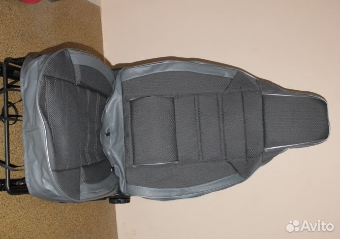 Чехлы на сиденье /2108, 2115/ Жаккард серый /дутый