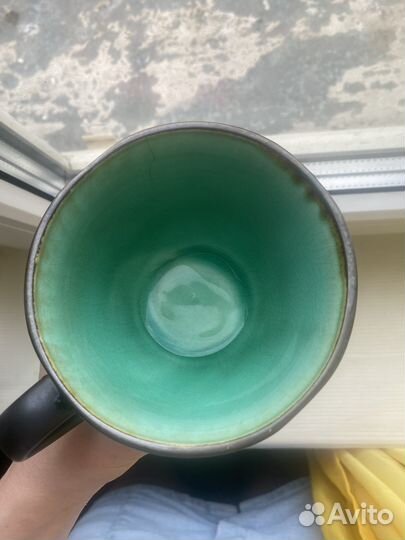 Кружка с имитацией битого стекла