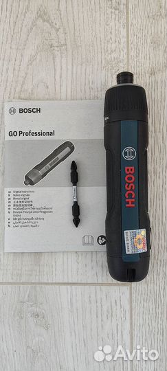 Аккумуляторная отвёртка Bosch Go 3