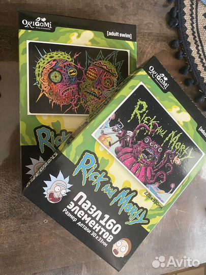 Пазлы рик и морти