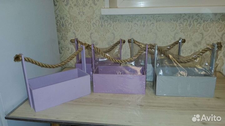 Ящики деревянные для подарков