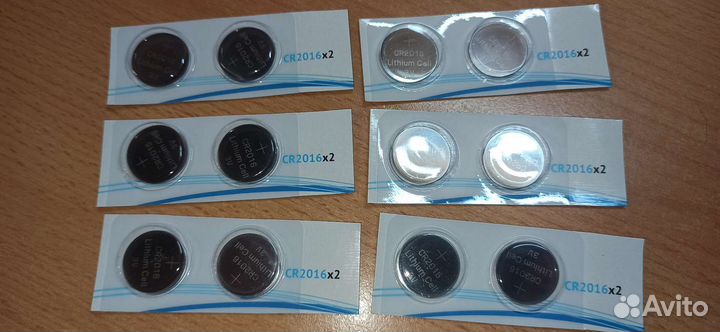 Батарейки CR 2016 литиевые новые