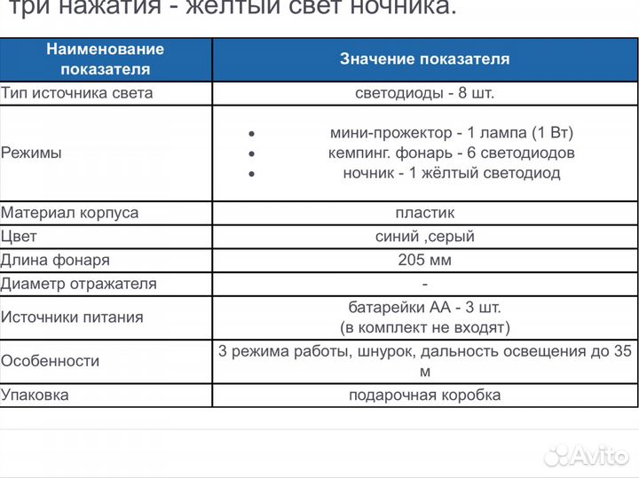 Фонарь универсальный focusray