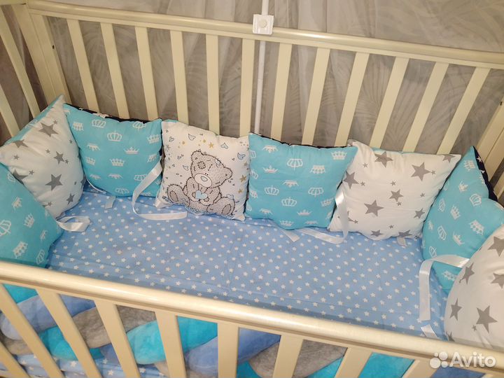 Бортики в кроватку новые