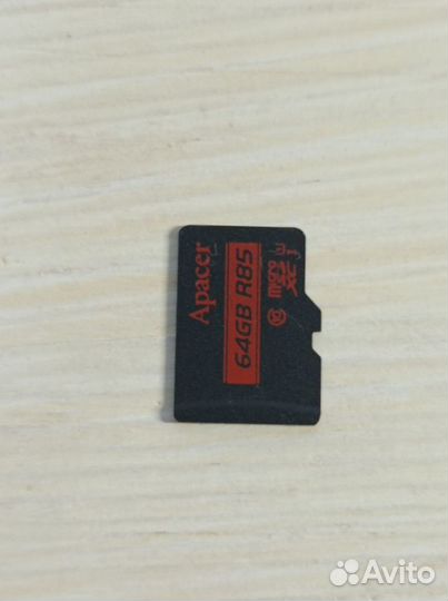 Apacer microsdxc Class10 UHS-I U1 R85Mb/s+SD адапт