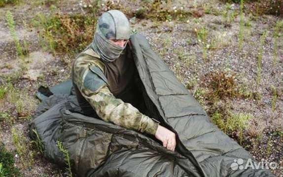 Спальный мешок-одеяло с подголовником + сумка