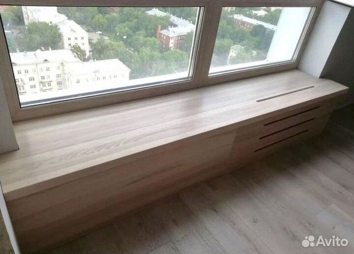 Деревянный подоконник