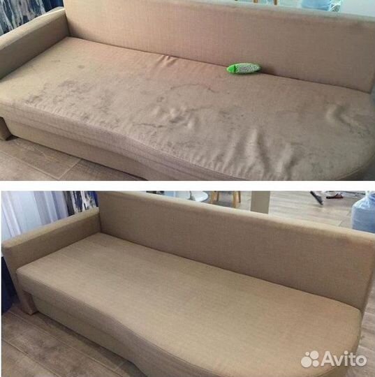 Эко-Чистка мягкой мебели на дому, диванов матрасов