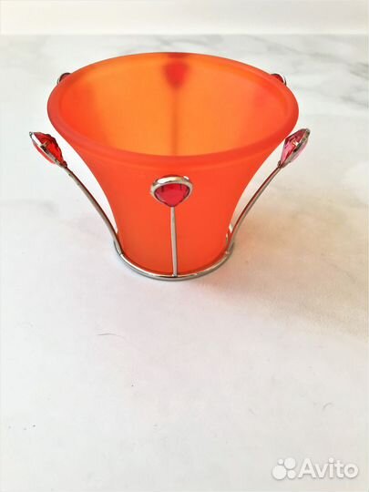 Подсвечник Винтаж Swarovski Оригинал Кристаллы