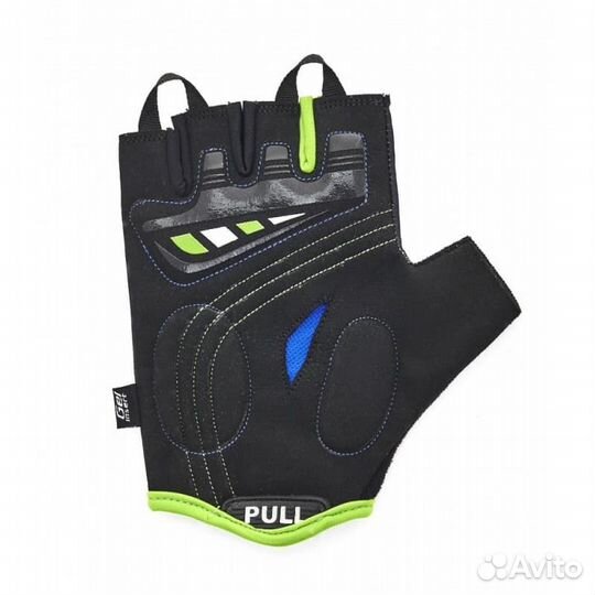 Перчатки вело vinca VG-934 синий L