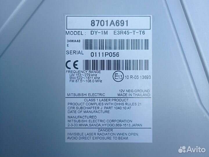 Магнитола с рамкой mitsubishi pajero sport 3