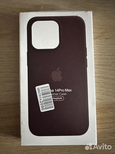 Кожаный чехол на iPhone 14 pro max