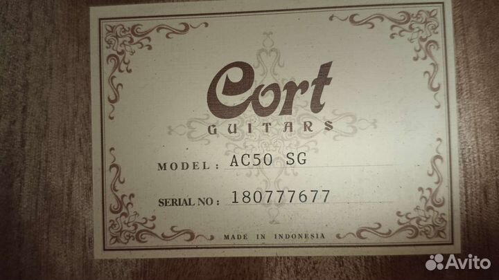 Гитара 1/2 Cort AC50