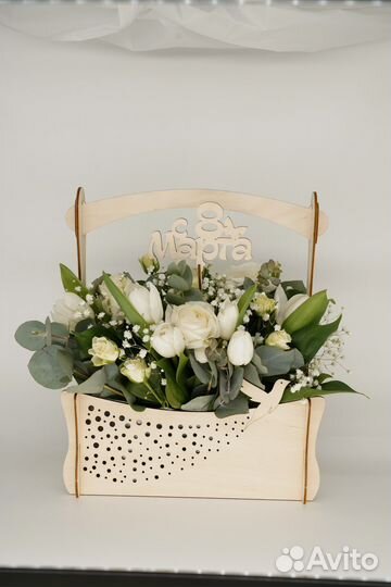 Корзинка кашпо для цветов