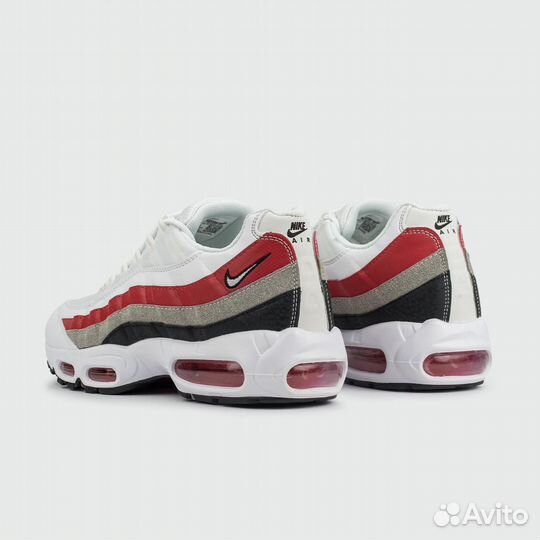 Кроссовки Nike Air Max 95 White / Grey / Red