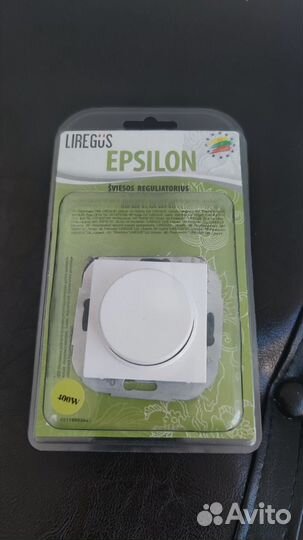 Диммер-выключатель liregus epsilon, ISR-002-01 E/B