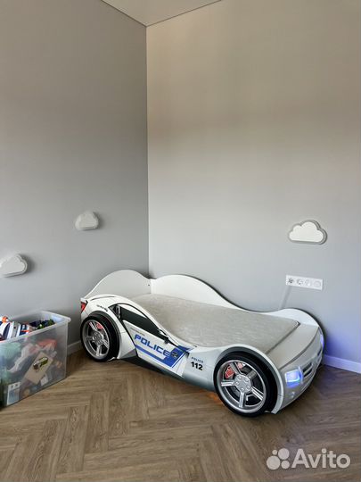 Кровать ABC-King машина Police 160x90 см