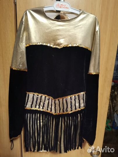 Платье для выступлений фигурное катание 130-135см