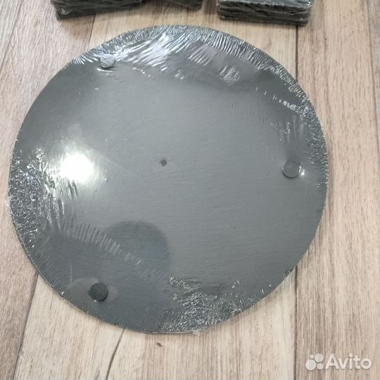 Блюдо сервировочное сланец круглое большое