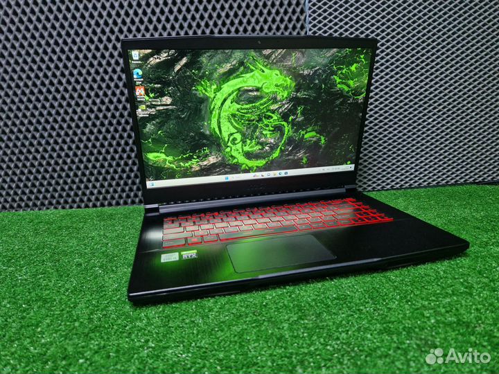 Мощьный Игровой ноутбук Msi на 3060