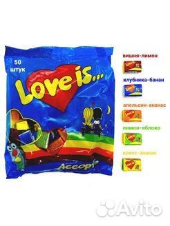 Жевательная резинка Love is из 90-х